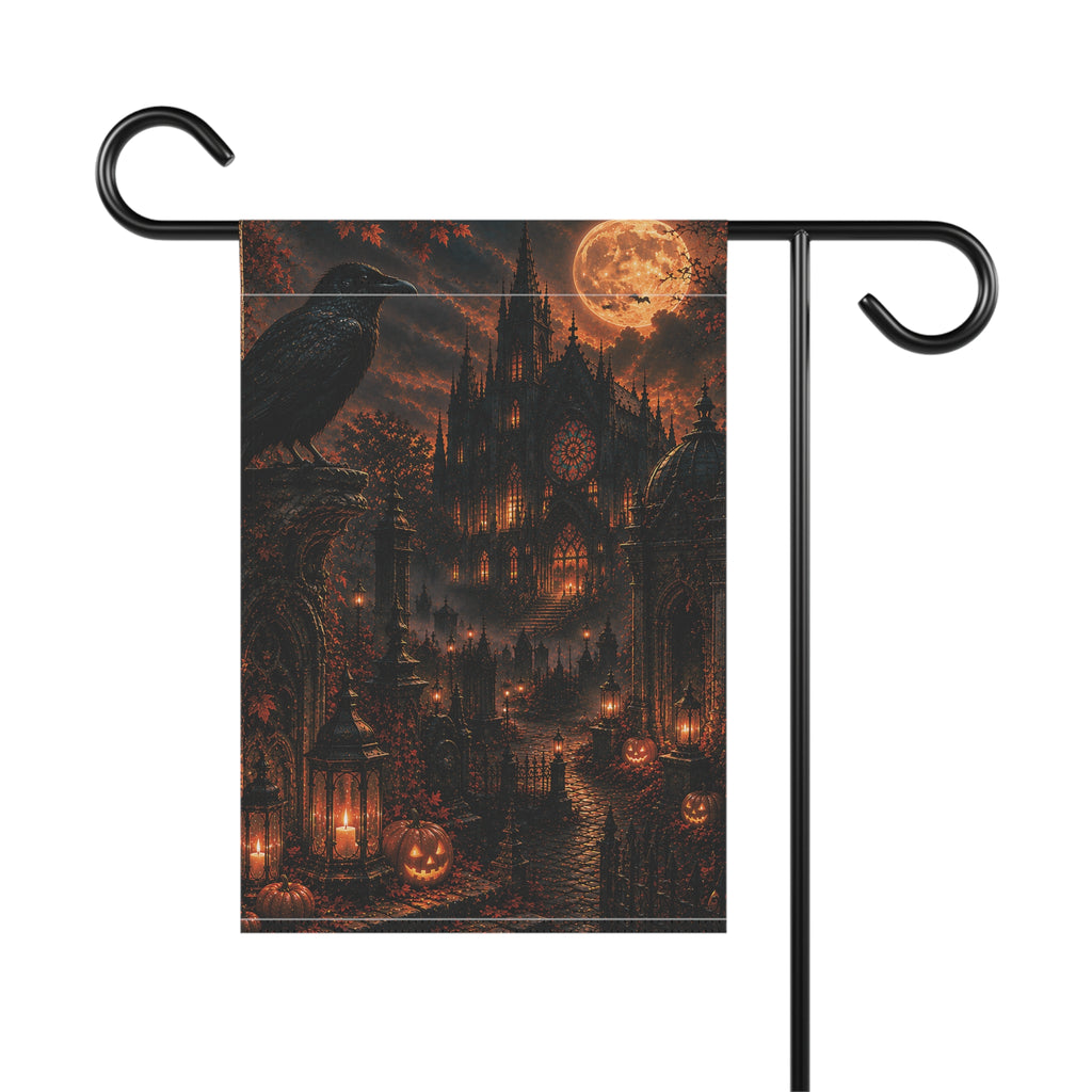 Raven Cathedral | Garden Flag