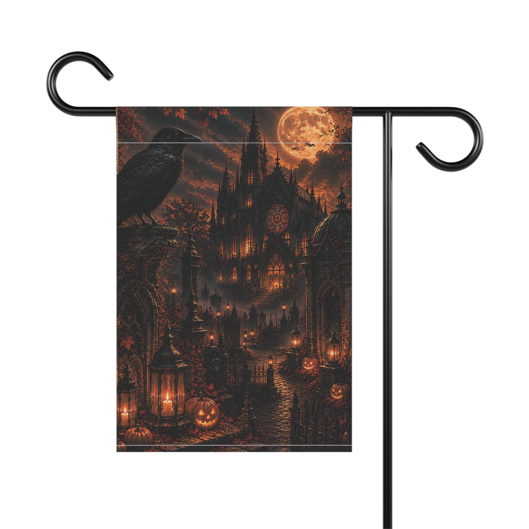 Raven Cathedral | Garden Flag