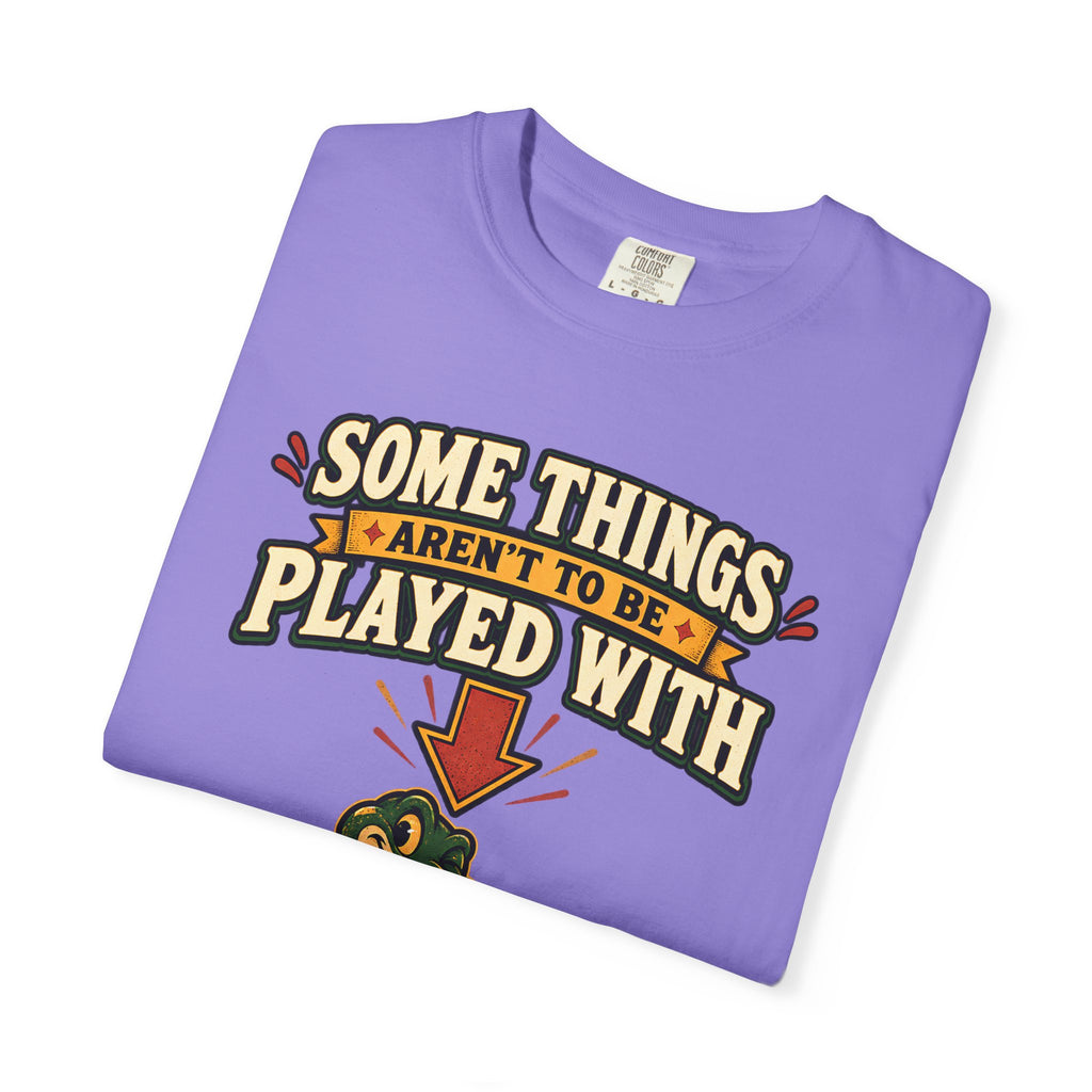 Snake Graphic T-Shirt | "Some Things Aren't to Be Played With, This One You Can" (I Won't Bite)