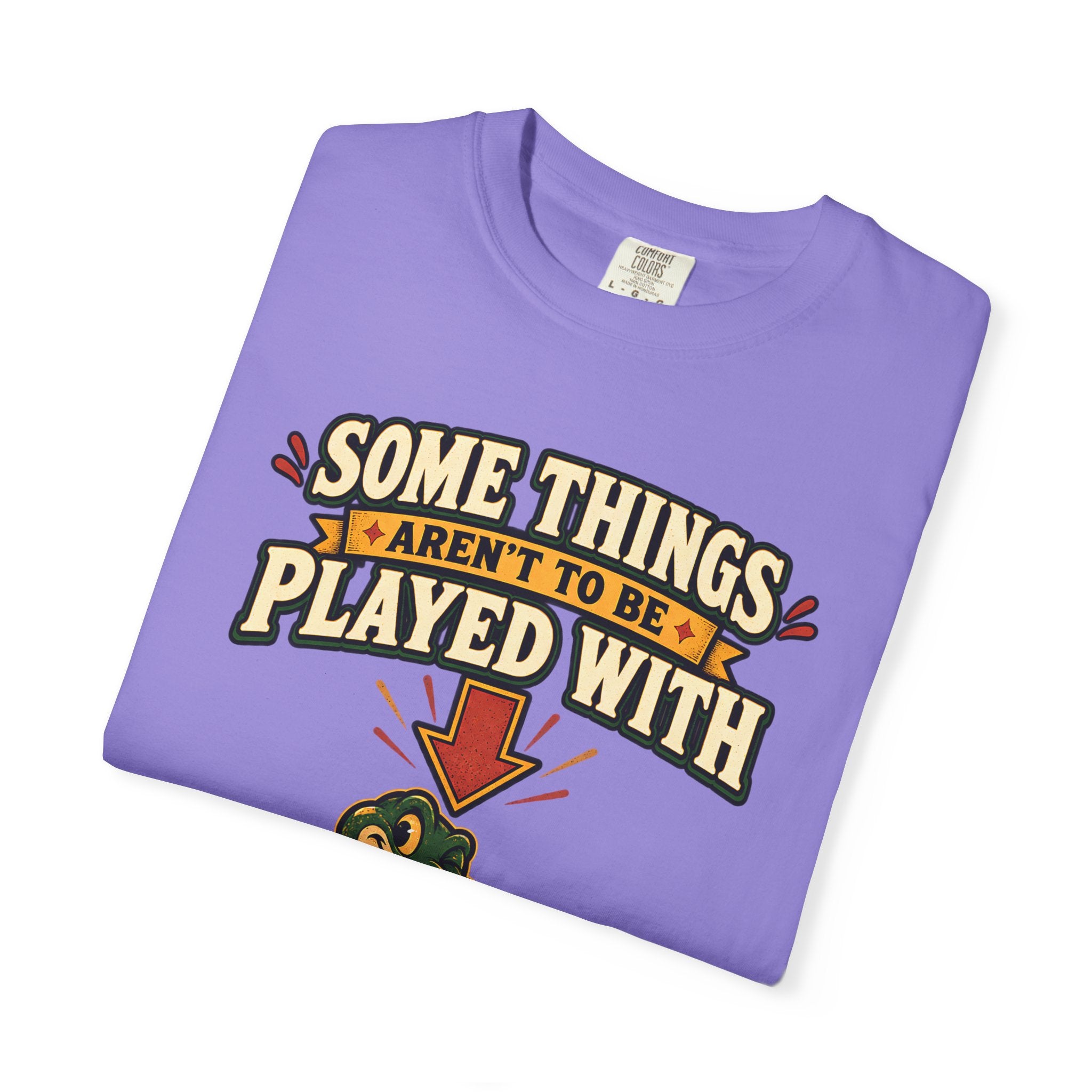 Snake Graphic T-Shirt | "Some Things Aren't to Be Played With, This One You Can" (I Won't Bite)