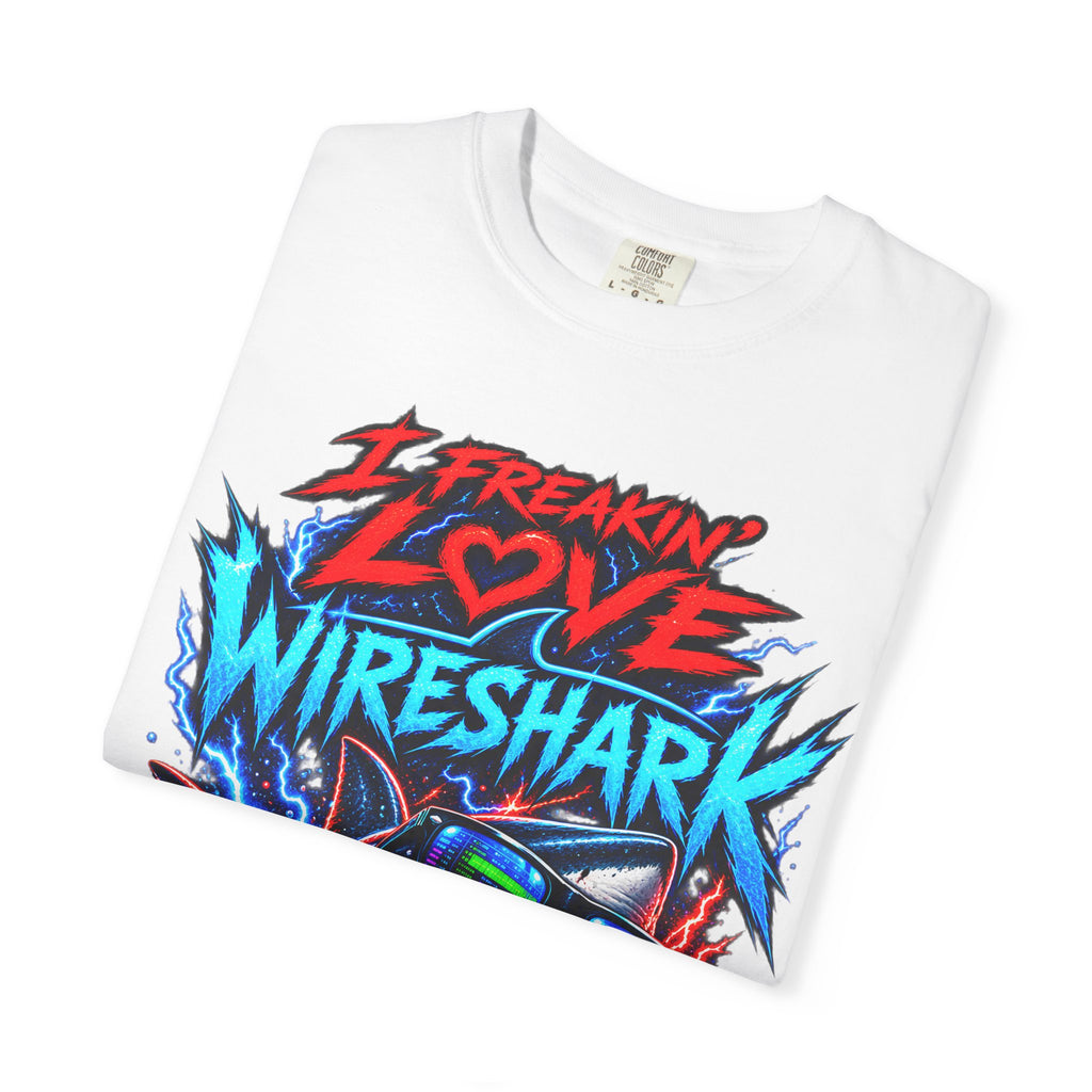 I Freakin' Love Wireshark T-Shirt | Retro Shark Network Tee (It's Not Working — "I Can't Connect!")