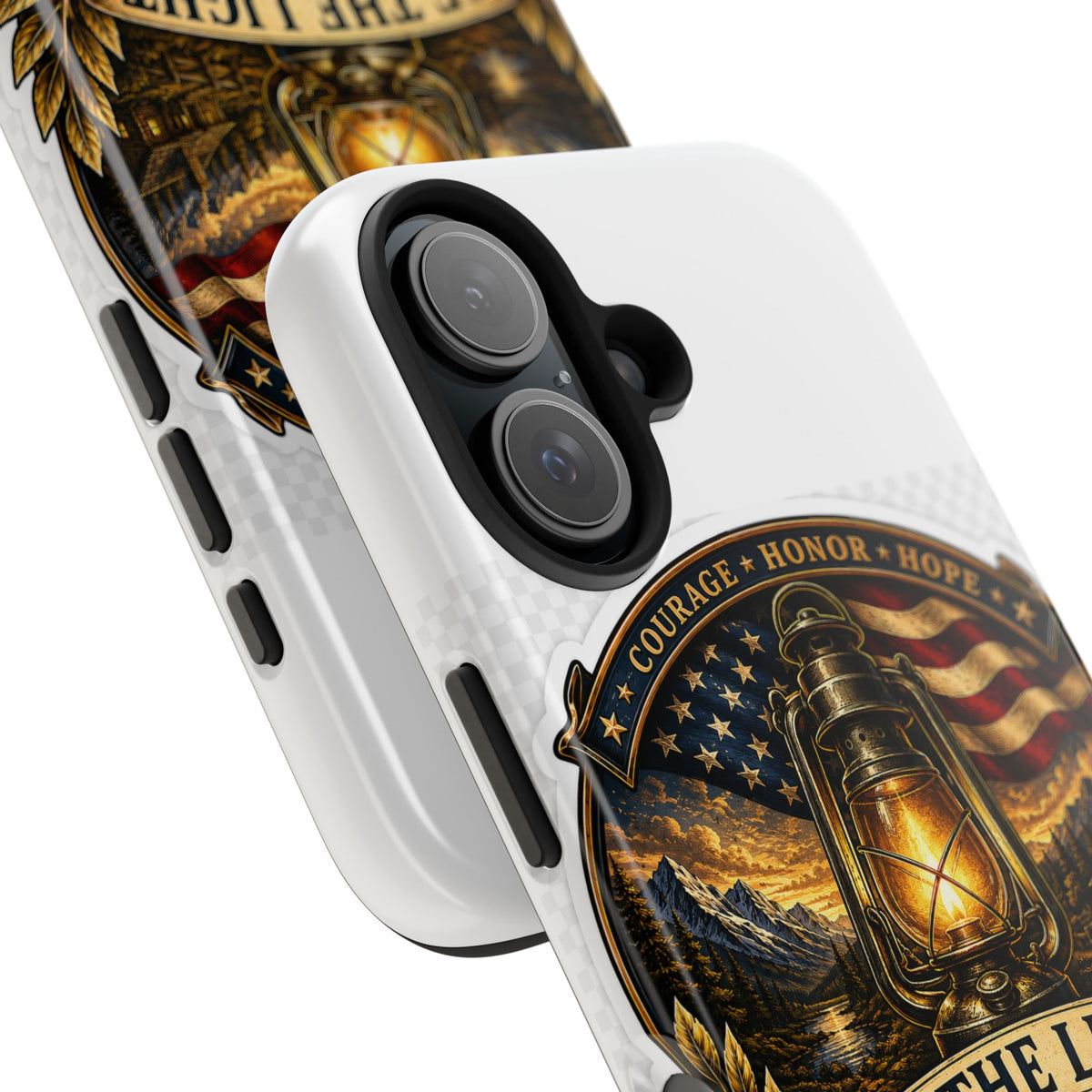 Be The Light Patriotic Tough Phone Case — 1776 Lantern Courage Honor Design