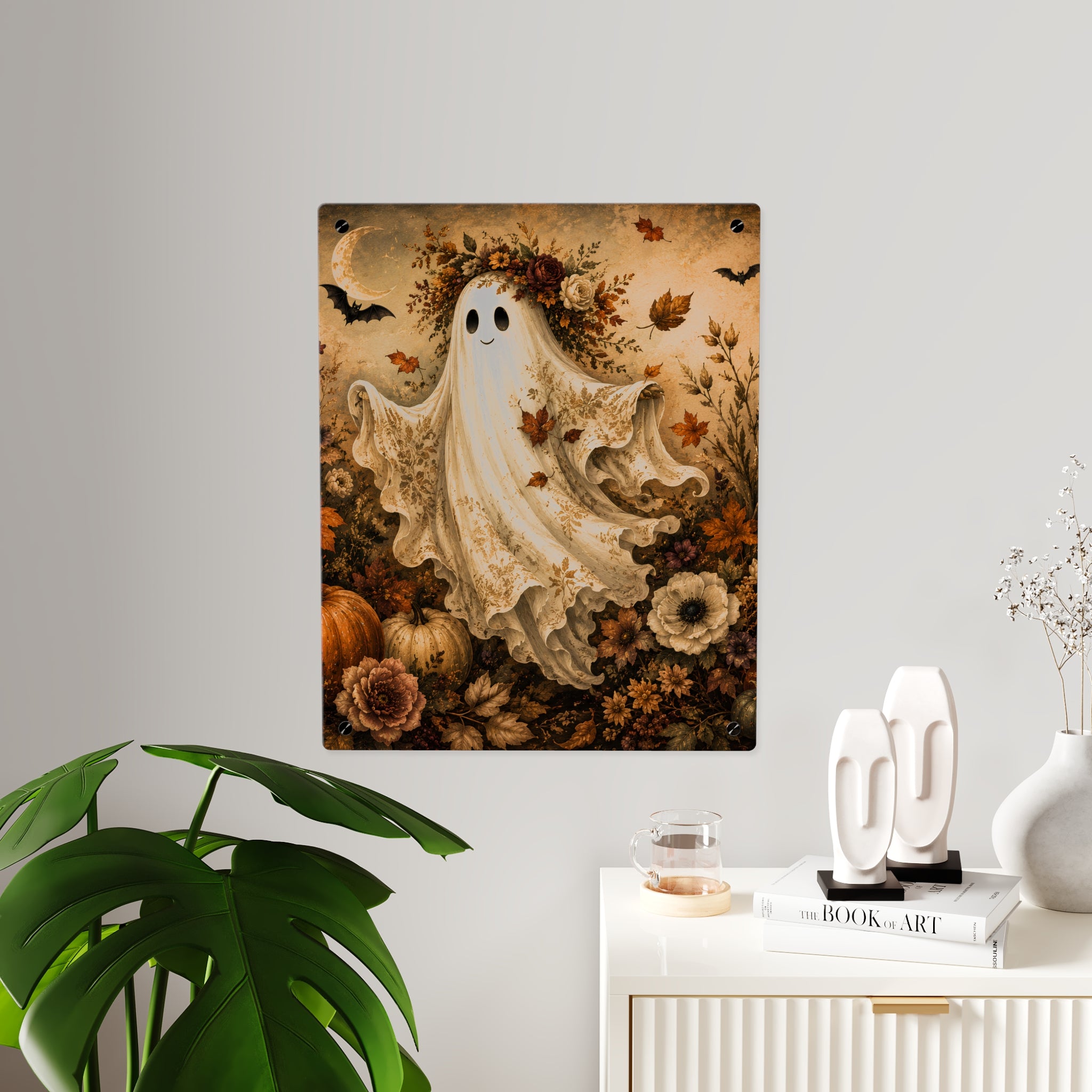 Floral Ghost | Acrylic Wall Art Panel