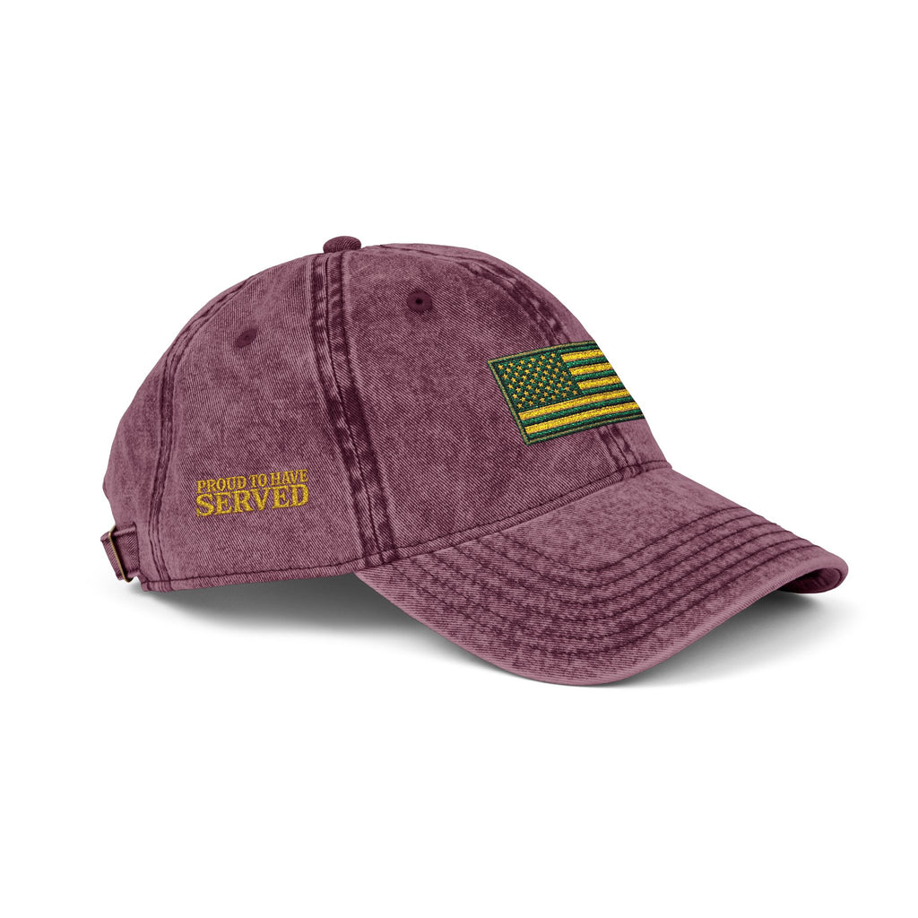 Proud To Have Served Vintage Cap (Embroidery)
