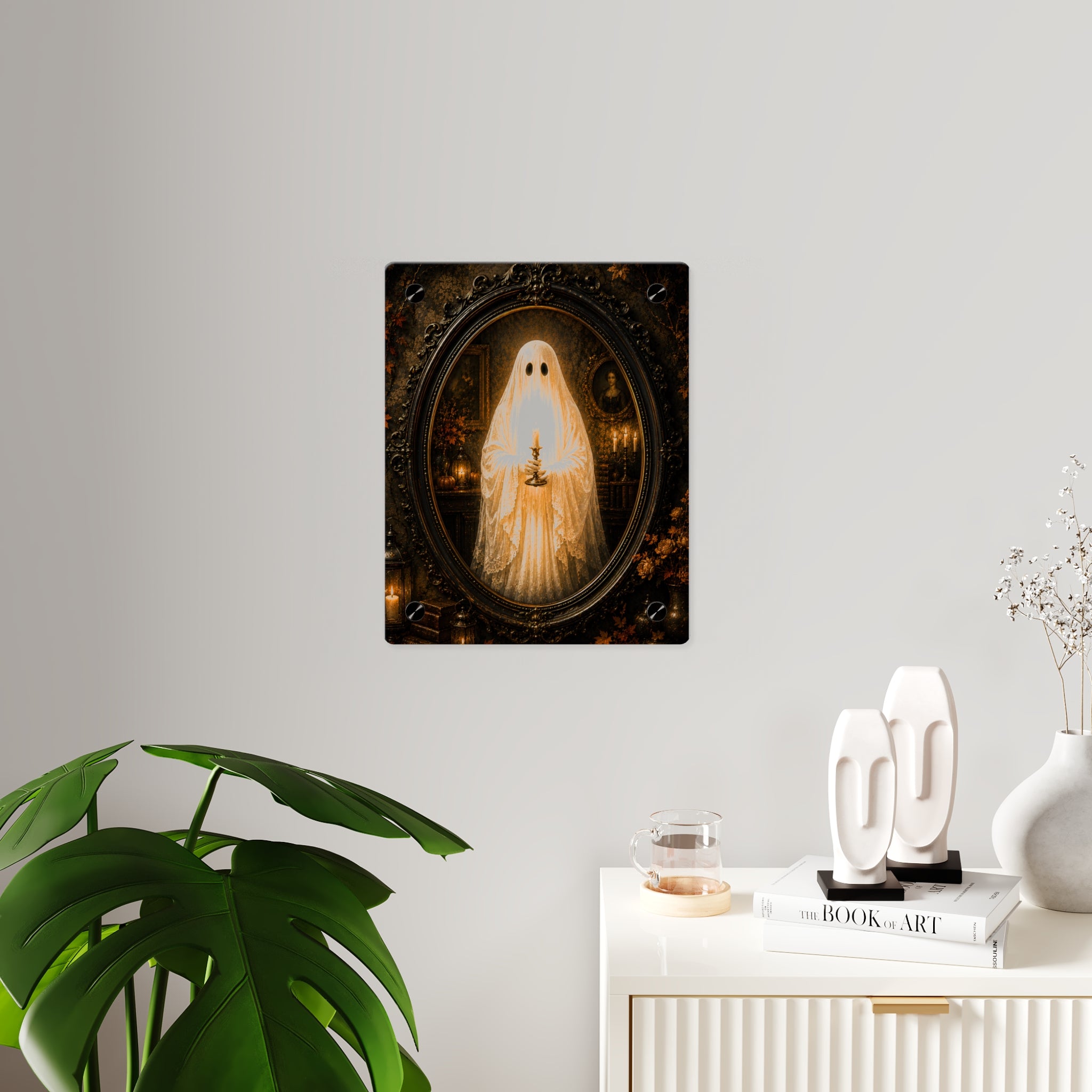 Boo Candle | Acrylic Wall Art Panel