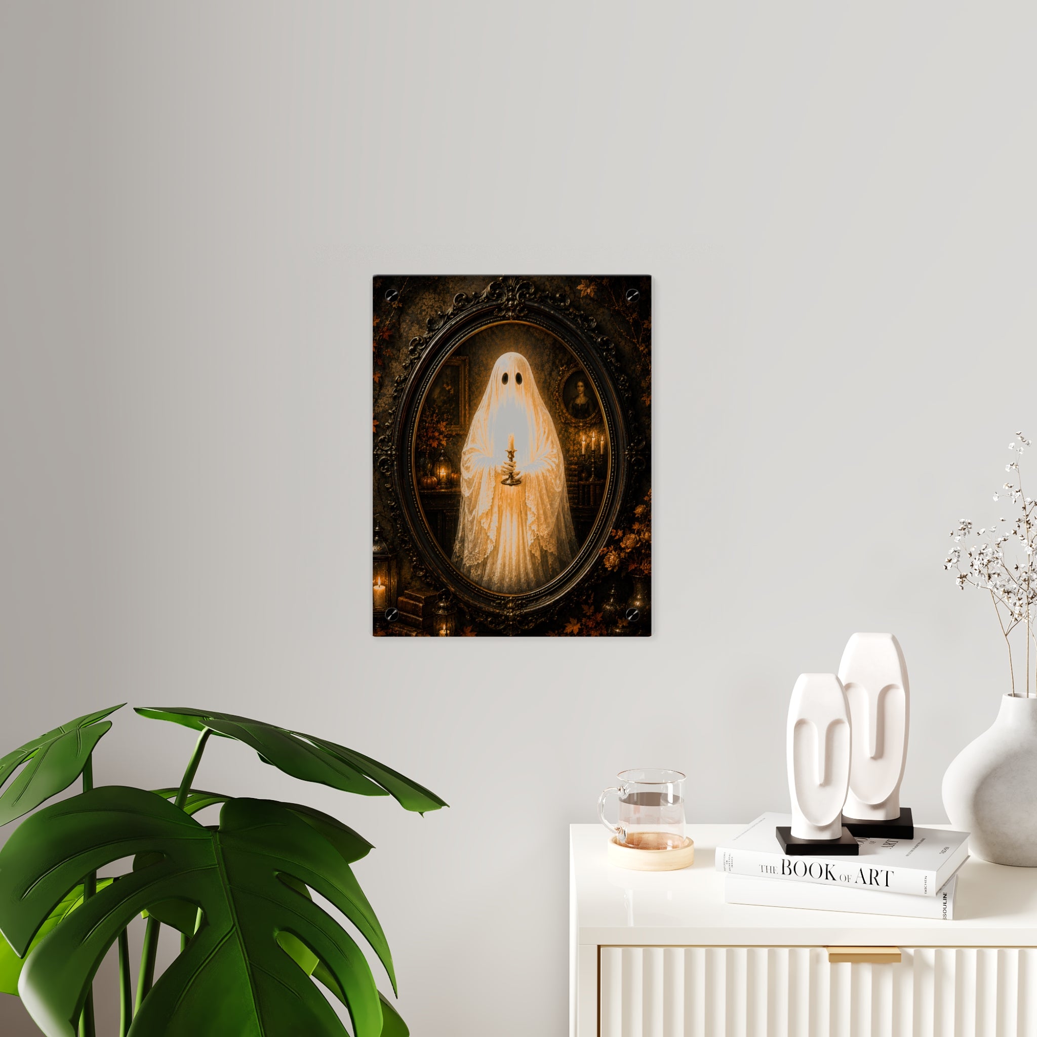 Boo Candle | Acrylic Wall Art Panel