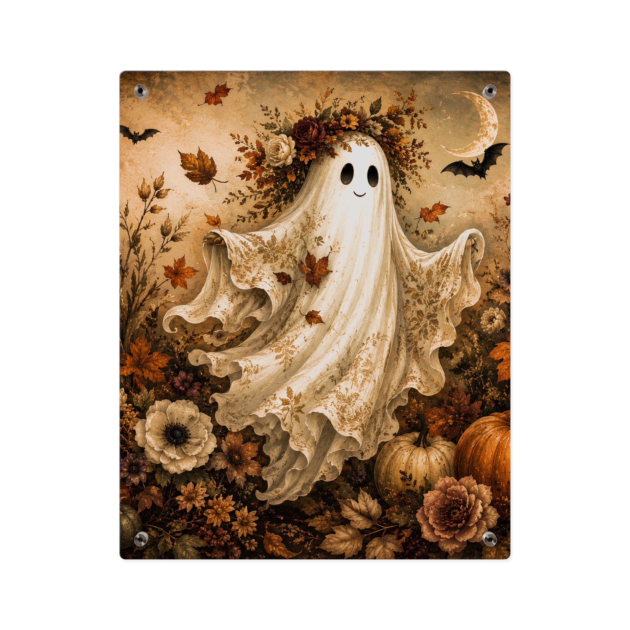 Floral Ghost | Acrylic Wall Art Panel