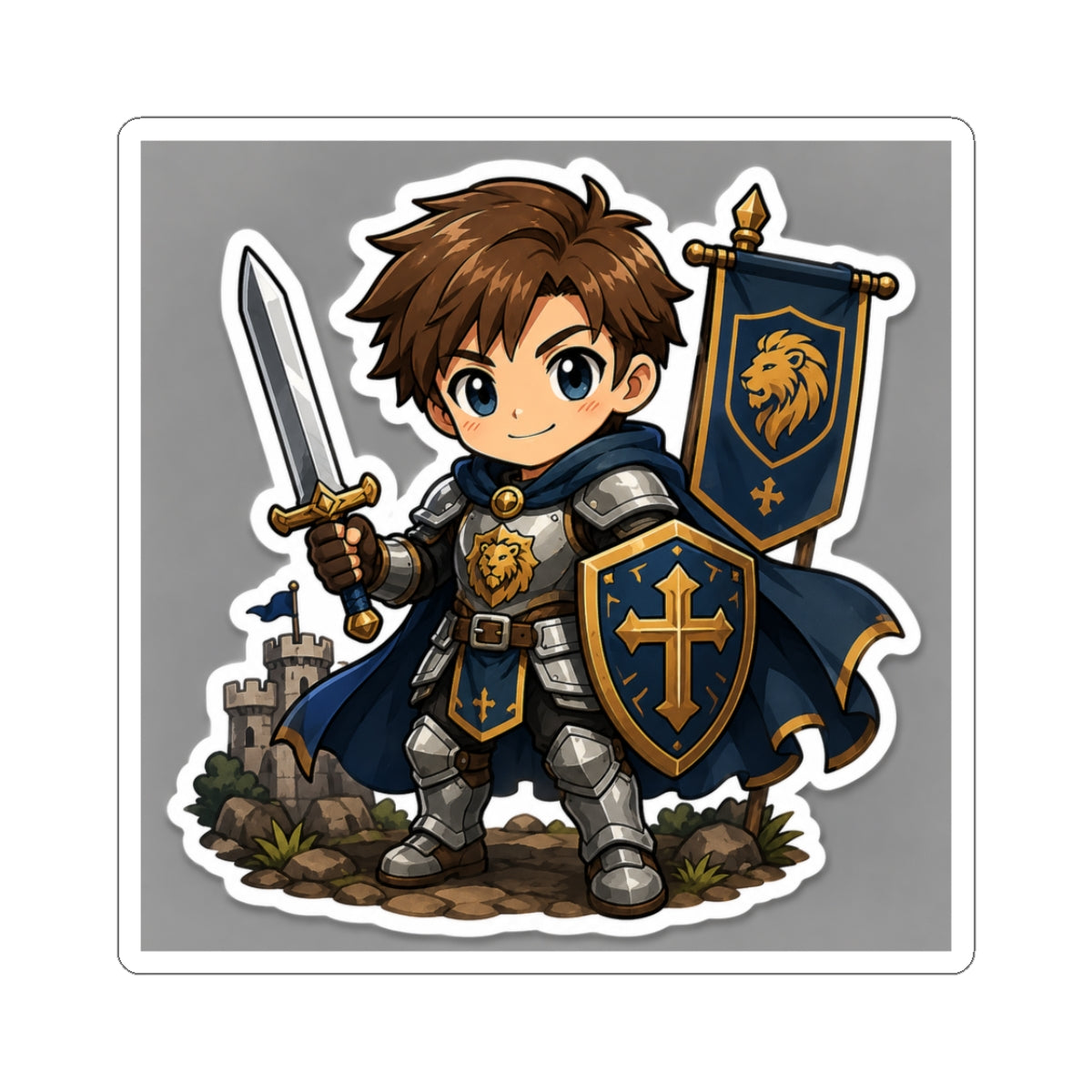 Young Knight | Kiss-cut