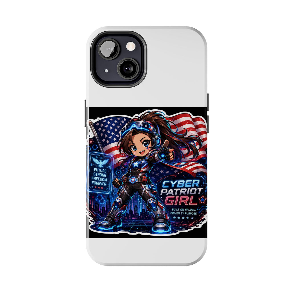Cyber Patriot Girl | Tough Phone Case