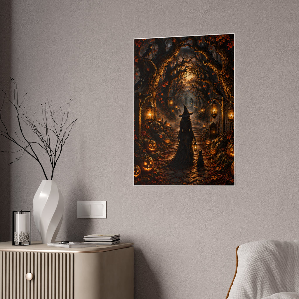 Hollowed Woods Witch | Poster Pumpkin Path Wall Art