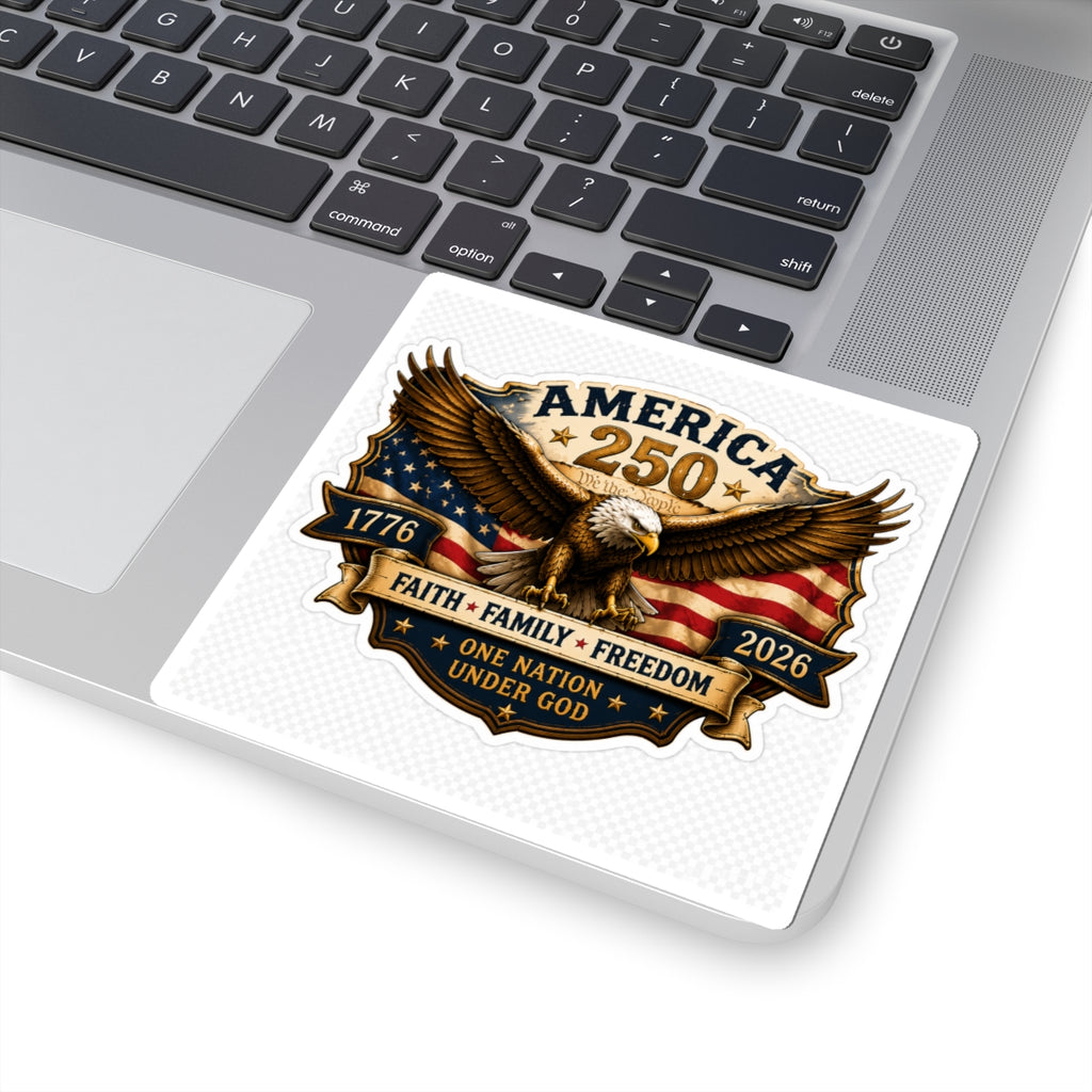 America 250 Eagle — Kiss-cut