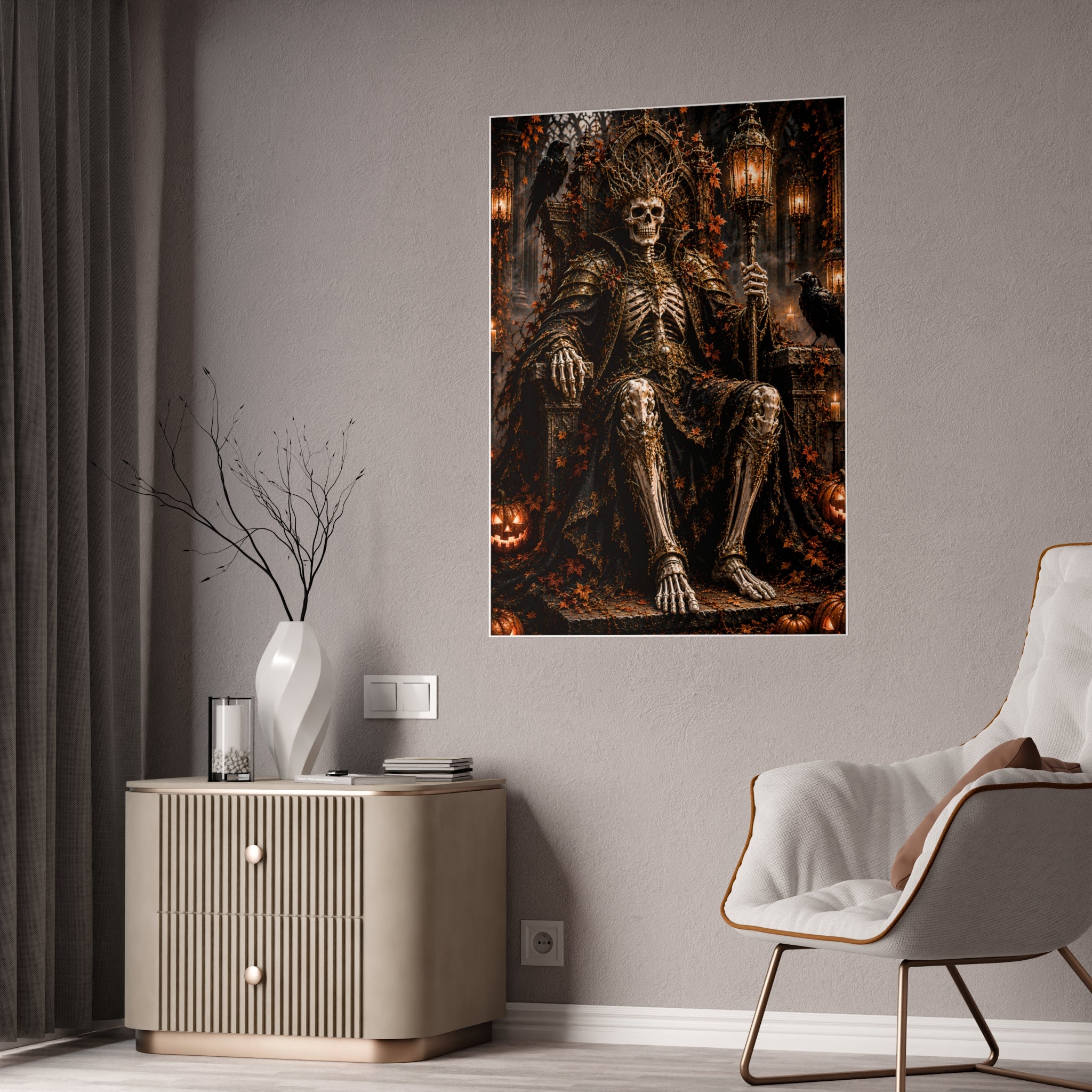 Bone King | Reaper Throne Art Print