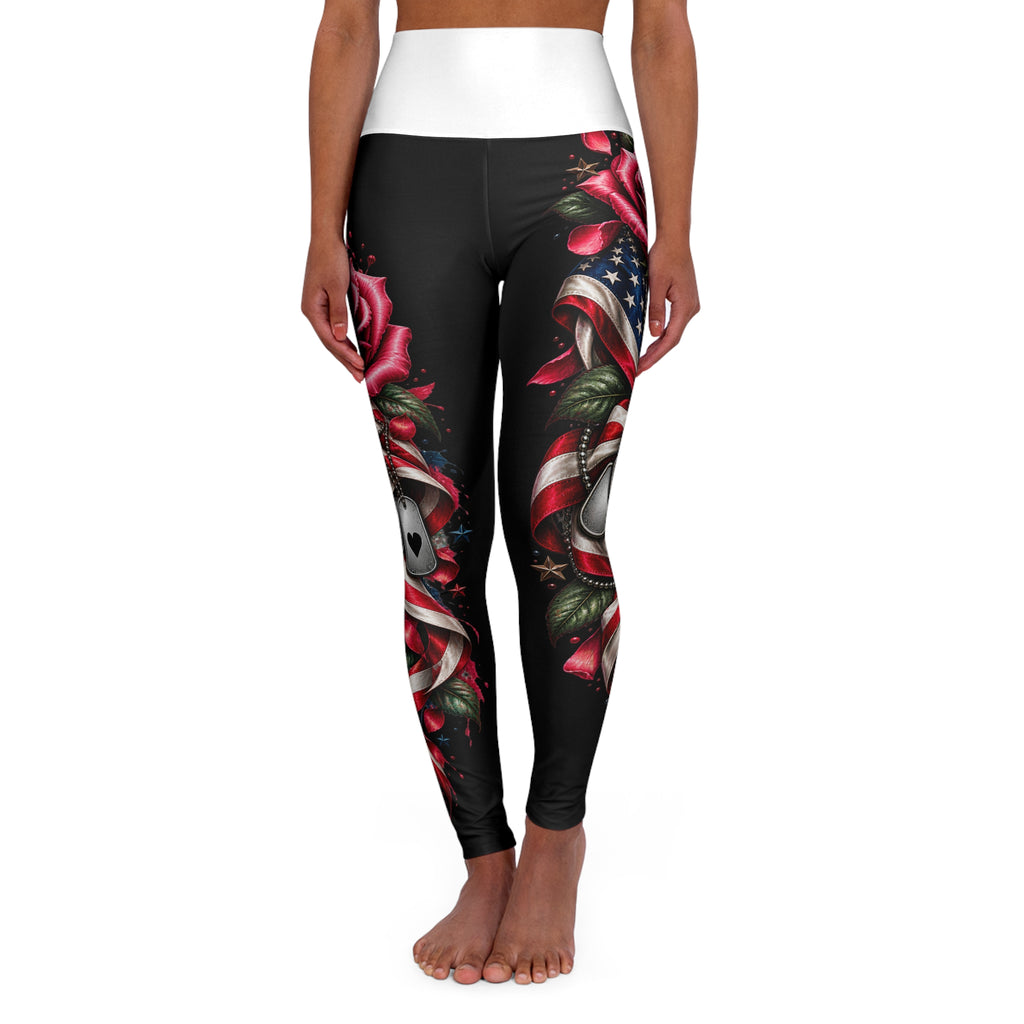 Beauty with a Purpose Leggings - White Waistband