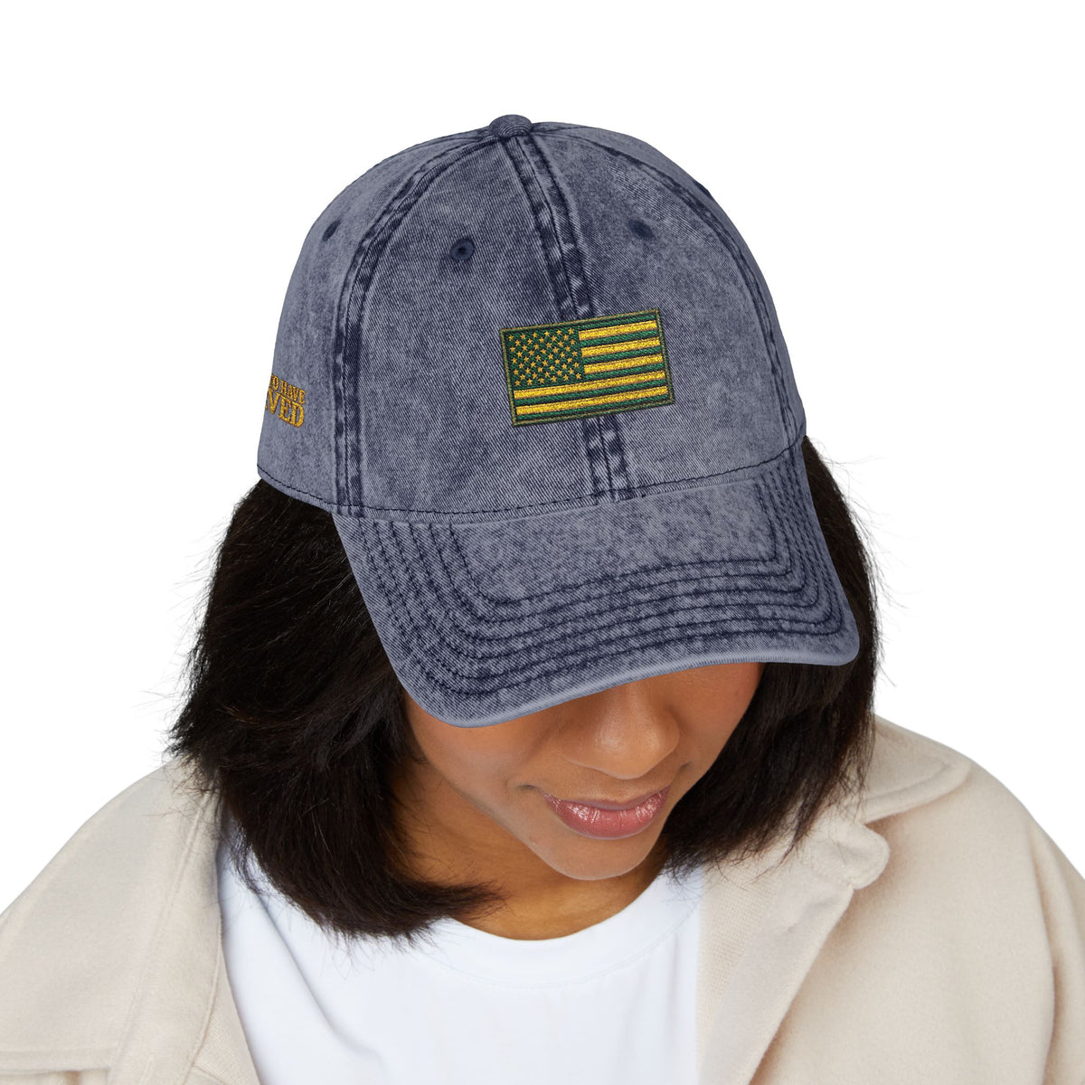 Proud To Have Served Vintage Cap (Embroidery)
