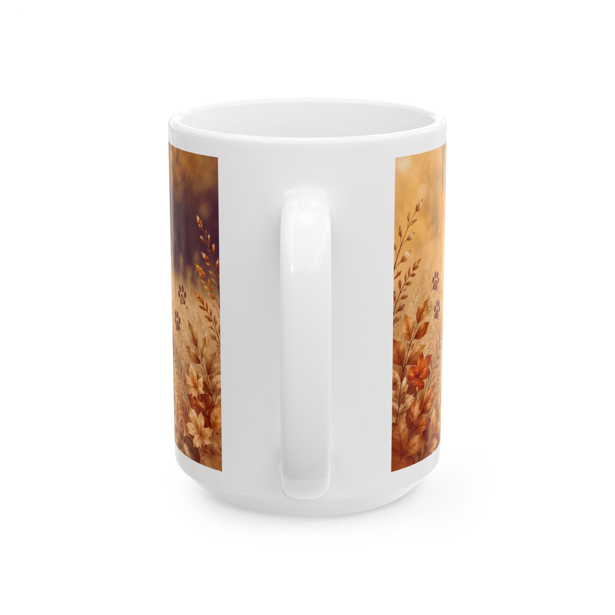 Personalized Dog Photo Mug | Custom Pet Name Ceramic Coffee Cup (11oz & 15oz)