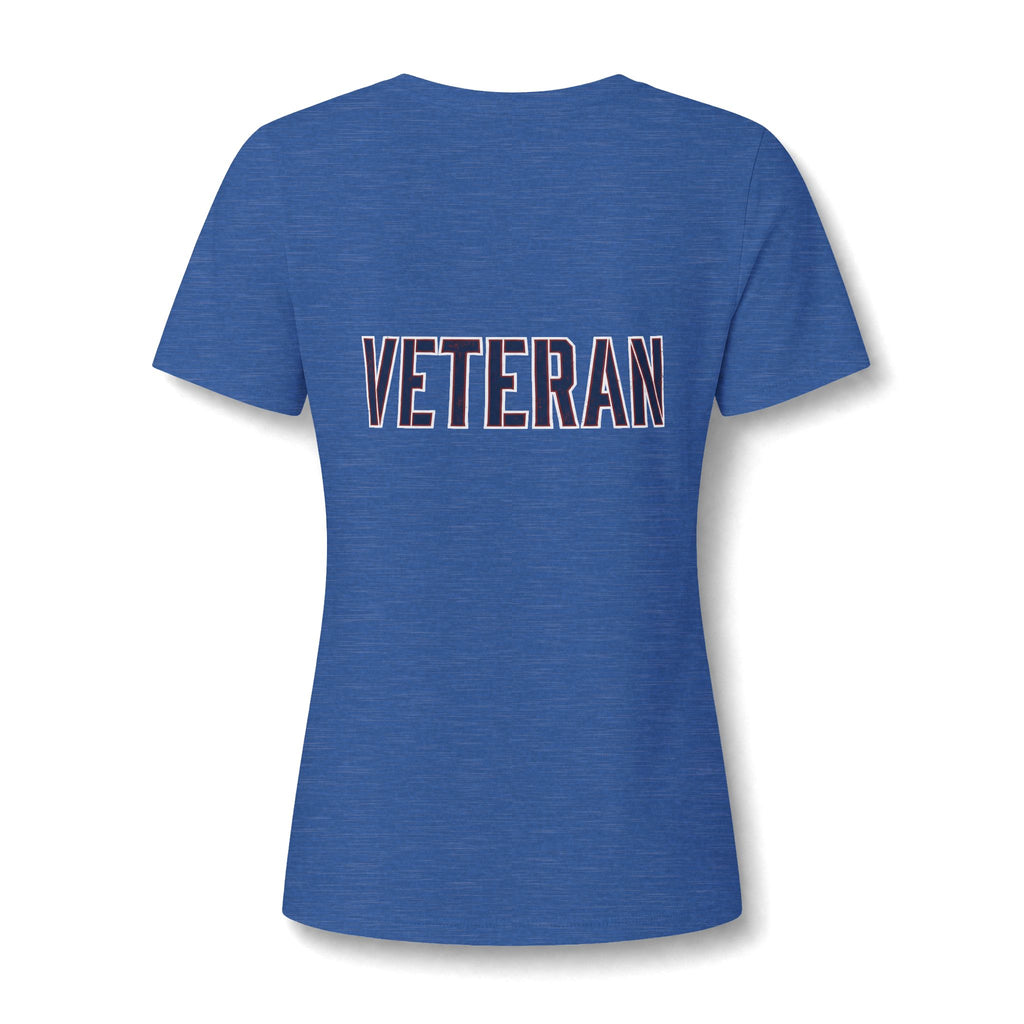 V-Neck Tee — “Retired? Nah I Just Got My DD-214” Military Retirement Shirt