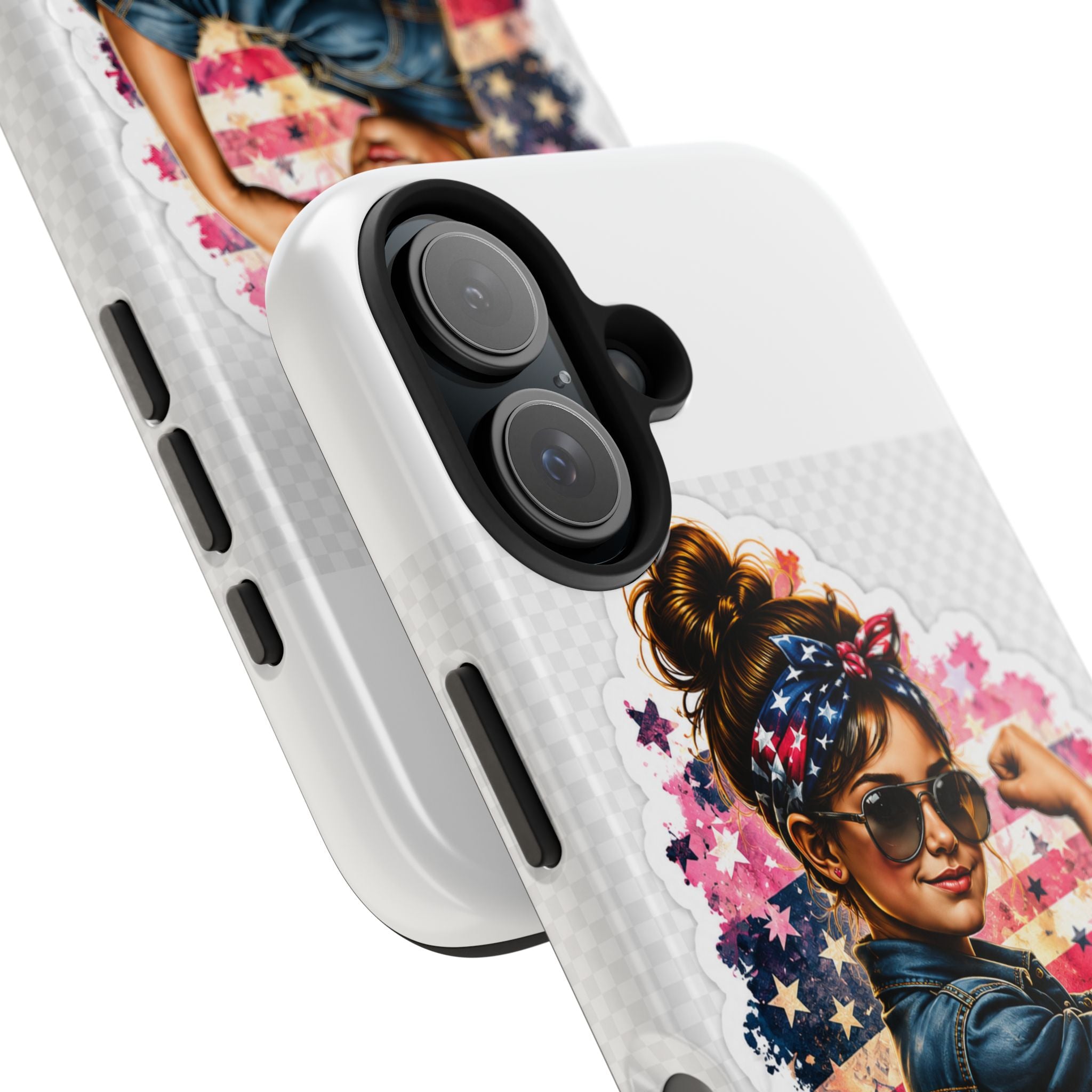 Patriotic 'Small Girl Big Values' Tough Phone Case — Faith, Family & Freedom