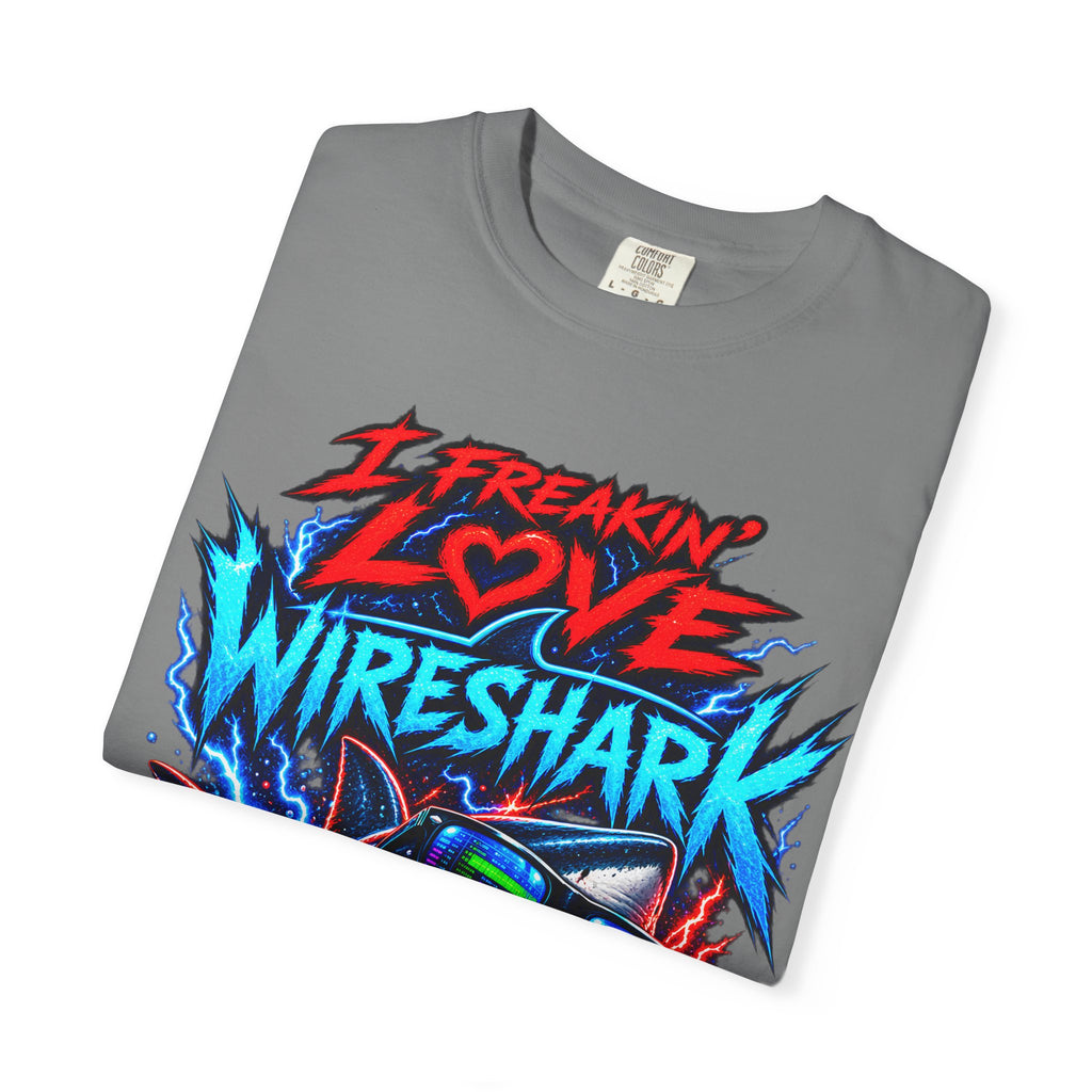 I Freakin' Love Wireshark T-Shirt | Retro Shark Network Tee (It's Not Working — "I Can't Connect!")