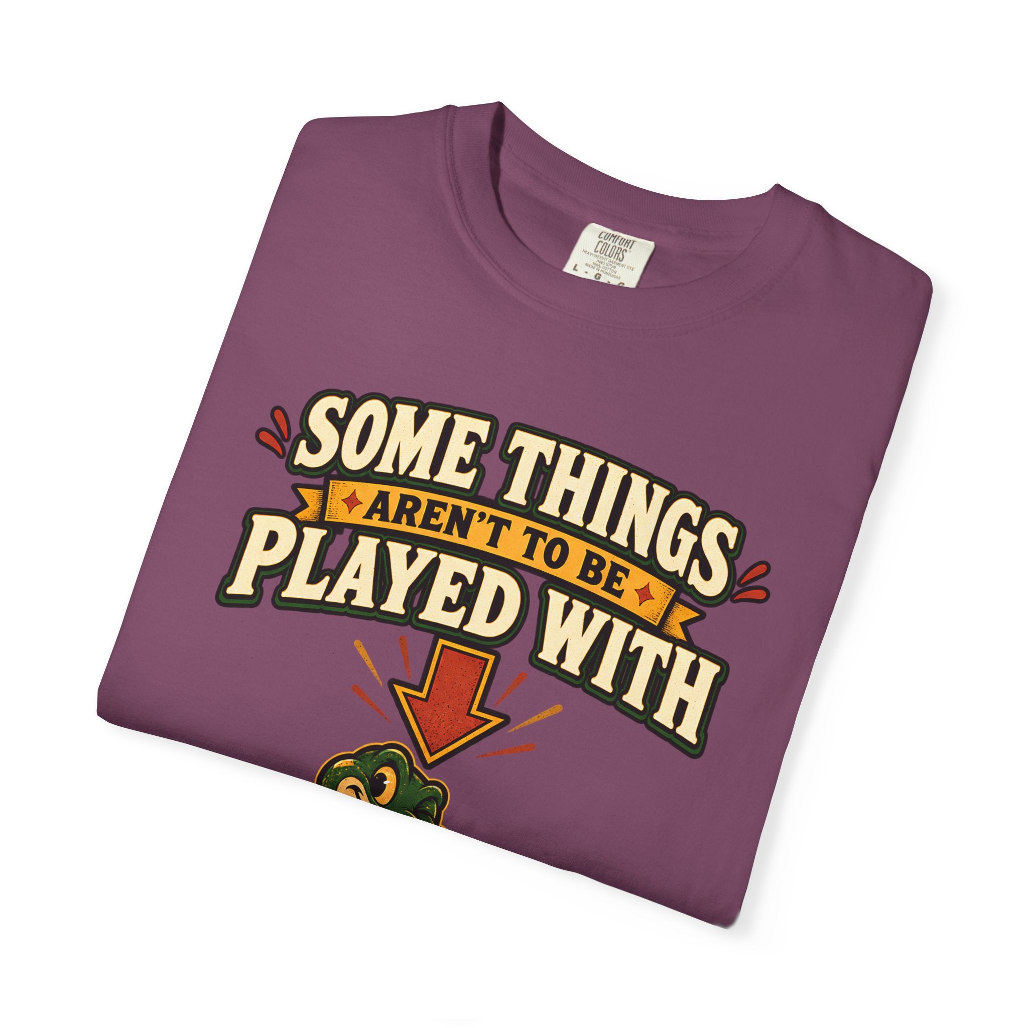 Snake Graphic T-Shirt | "Some Things Aren't to Be Played With, This One You Can" (I Won't Bite)