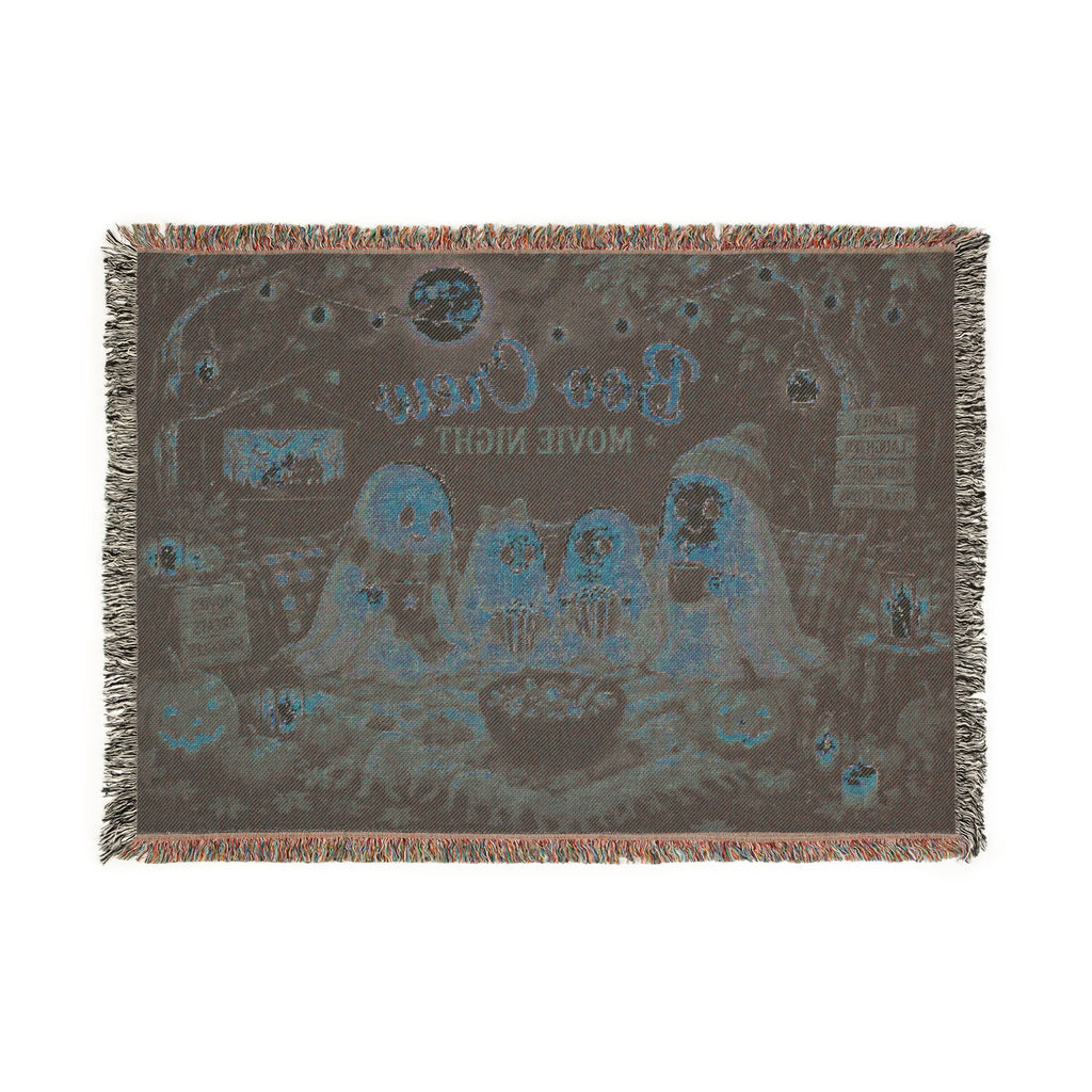 Boo Crew Halloween Woven Blanket