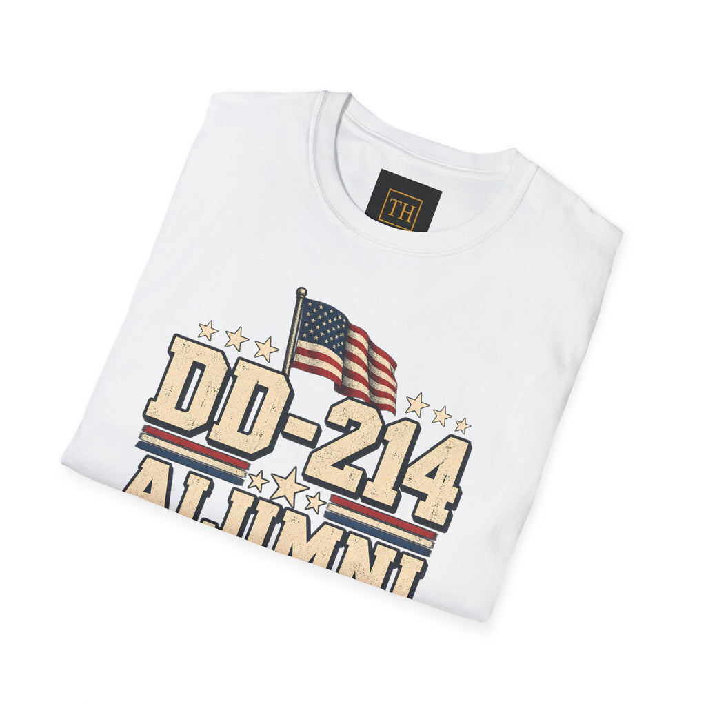 DD-214 Alumni Veteran T‑Shirt — Once a Servicemember Patriotic Military Tribute