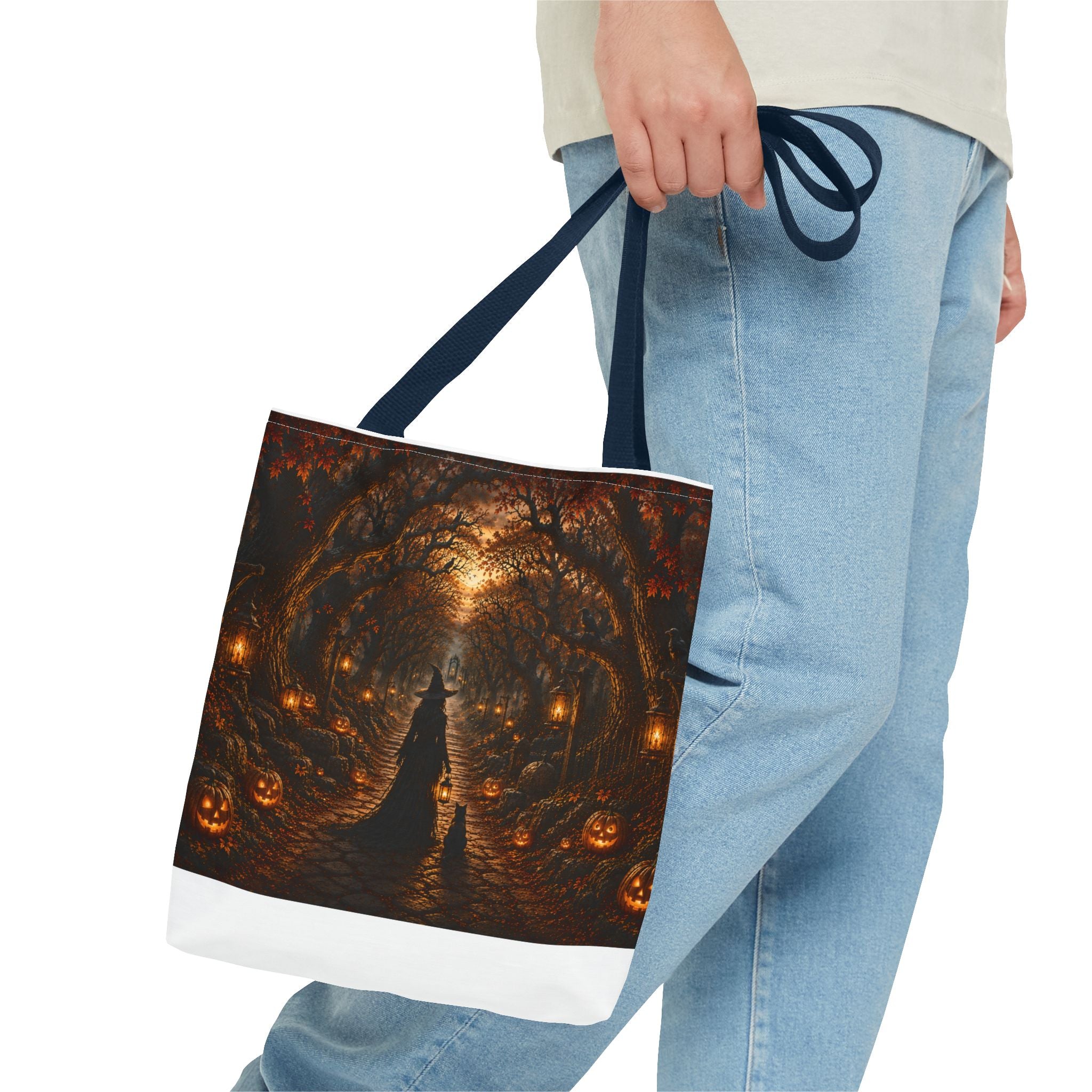 Halloween Pumpkin Path Tote