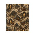 Vintage Gothic Toile | Velveteen Microfiber Blanket
