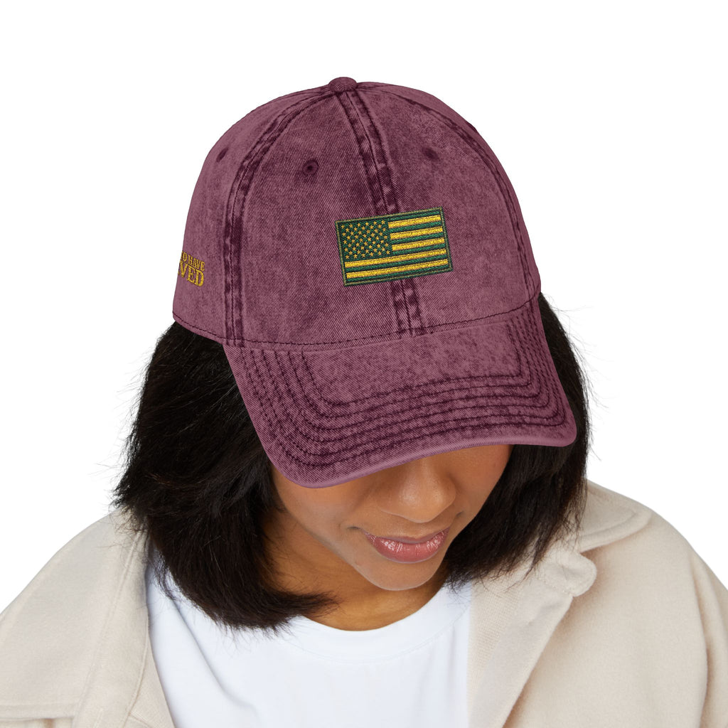 Proud To Have Served Vintage Cap (Embroidery)