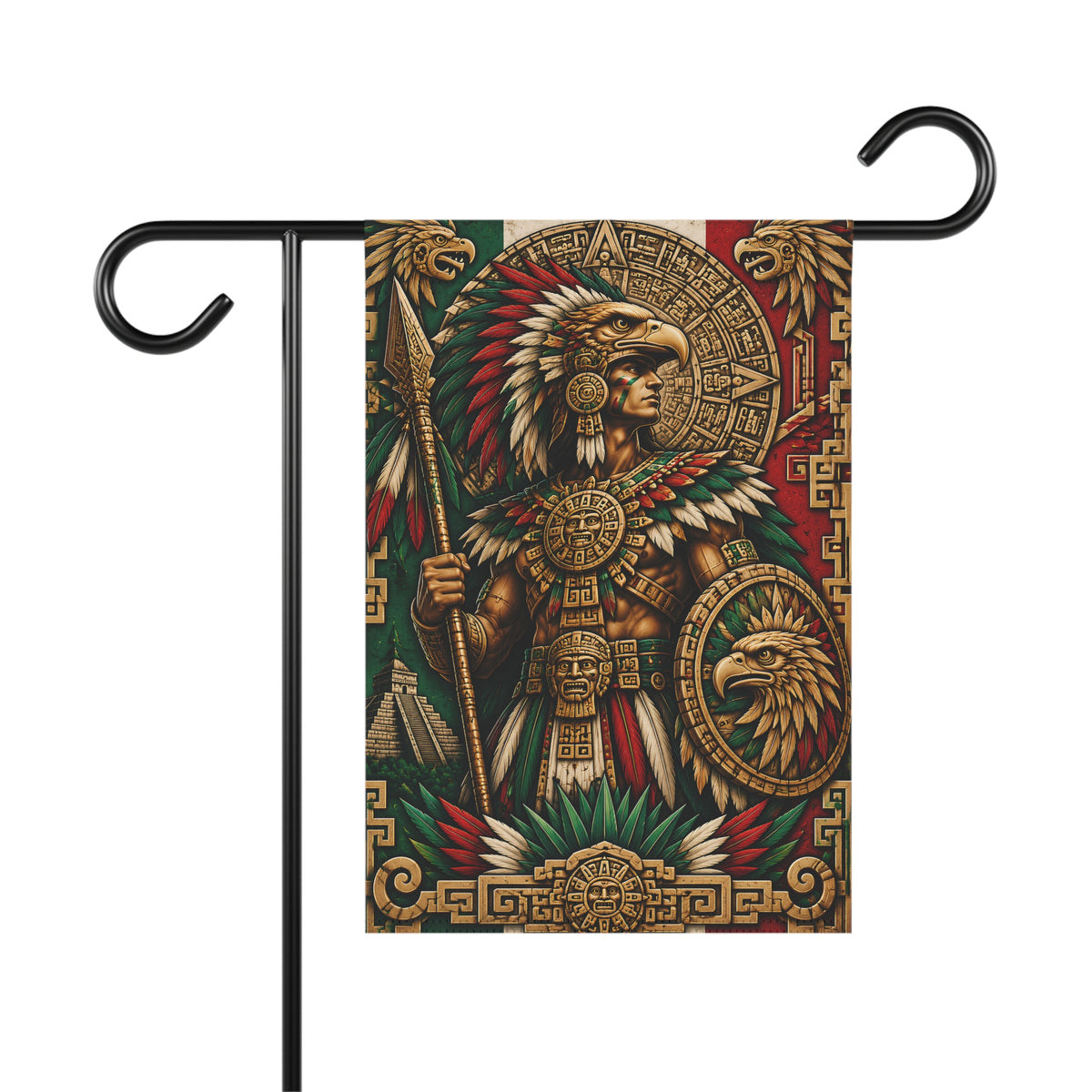Aztec Warrior | Garden Flag
